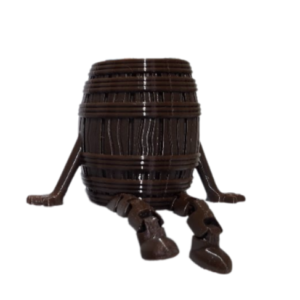 Mini Barril Decorativo