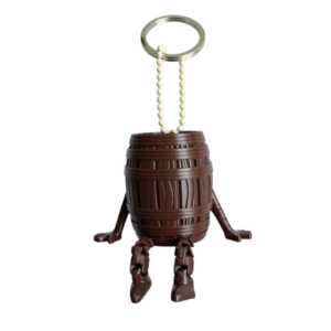 Chaveiro Barril 3D